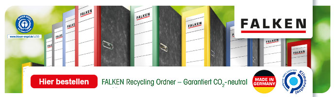 Falken Qualitätsordner in bunten Farben