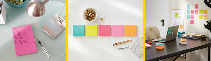 Post It die bunten Haftnotizen